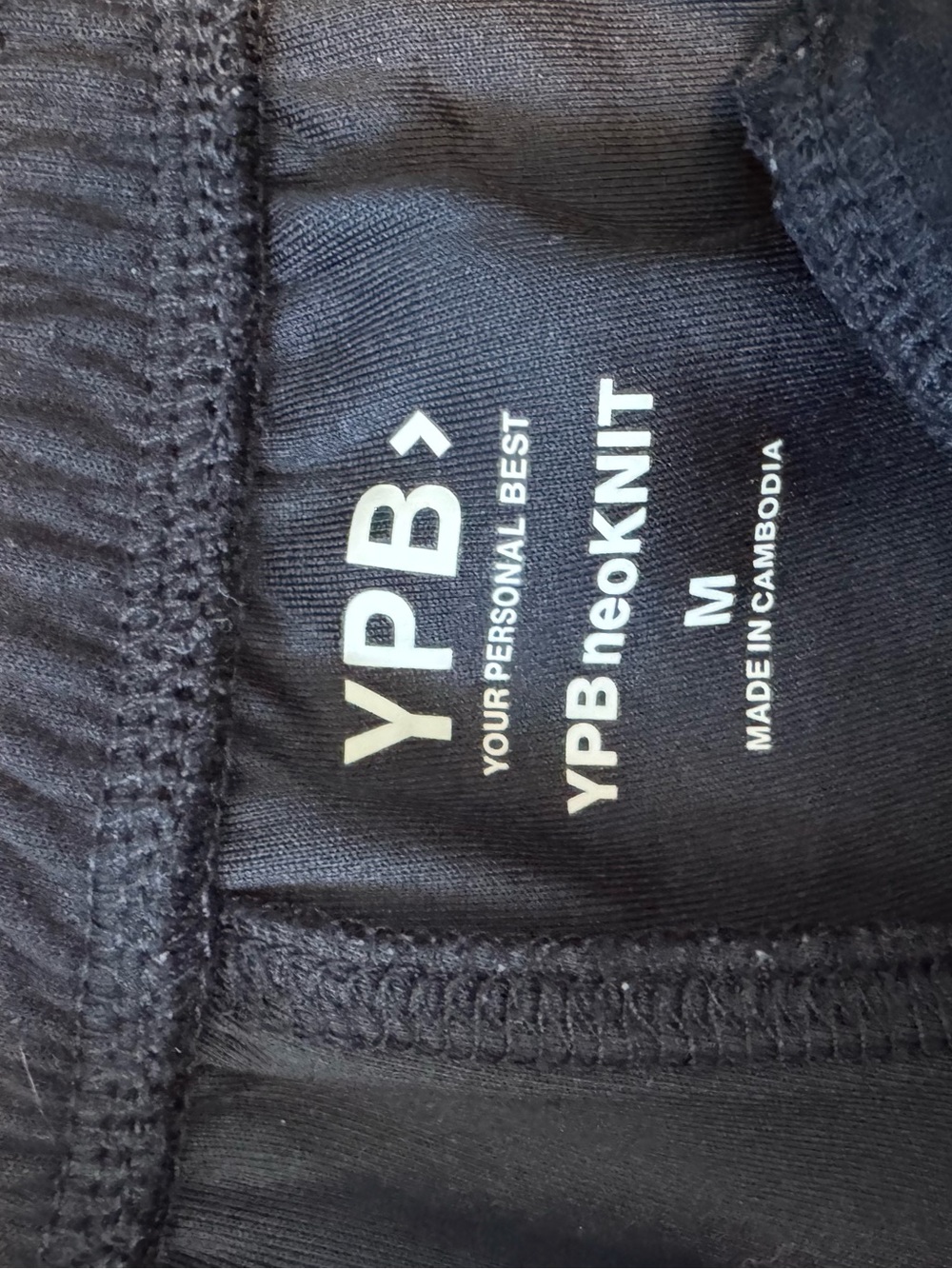 Black neoKNIT sweatpants joggers Abercrombie & Fitch YPB Women’s size Medium - Picture 2 of 8
